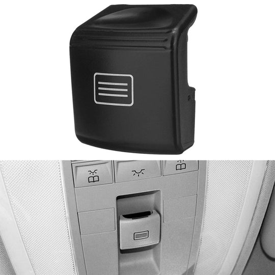 Bouton de commutation de toit ouvrant de voiture, bouton d'éclairage de dôme pour Mercedes-Benz W204 / X204 2008-2015 (noir)