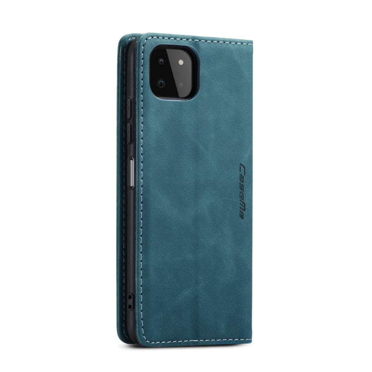 For Samsung Galaxy A22 5G CaseMe 013 Multifunctional Horizontal Flip Leather Case with Card Slot & Holder & Wallet(Blue) - Samsung Accessories by CaseMe | Online Shopping UK | buy2fix