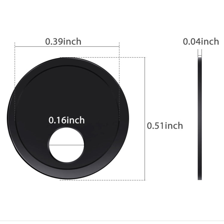 3 PCS Universal Round Shape Design WebCam Cover Camera Cover for Desktop, Laptop, Tablet, Phones(Black) by buy2fix