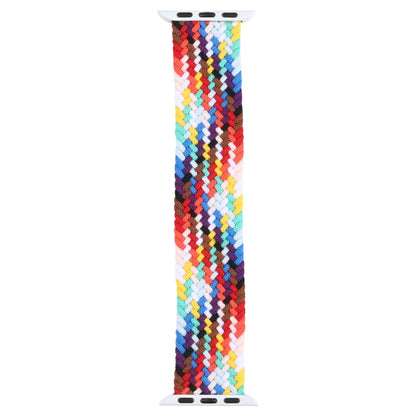 Metal Head Braided Nylon Watch Band, Size: S 135mm For Apple Watch Series 9&8&7 41mm / SE 3&SE 2&6&SE&5&4 40mm / 3&2&1 38mm(Heartbeat Purple) by buy2fix