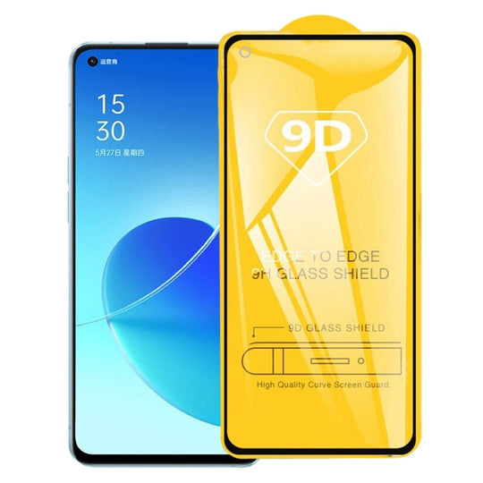For OPPO Reno6 5G / Reno7 5G / Reno7 SE 5G 9D Full Glue Full Screen Tempered Glass Film