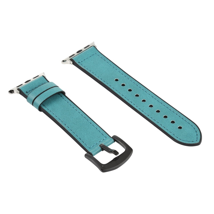 Crazy Horse Texture Leather Watch Band For Apple Watch Series 7 41mm / 6 & SE & 5 & 4 40mm / 3 & 2 & 1 38mm(Pink) by buy2fix