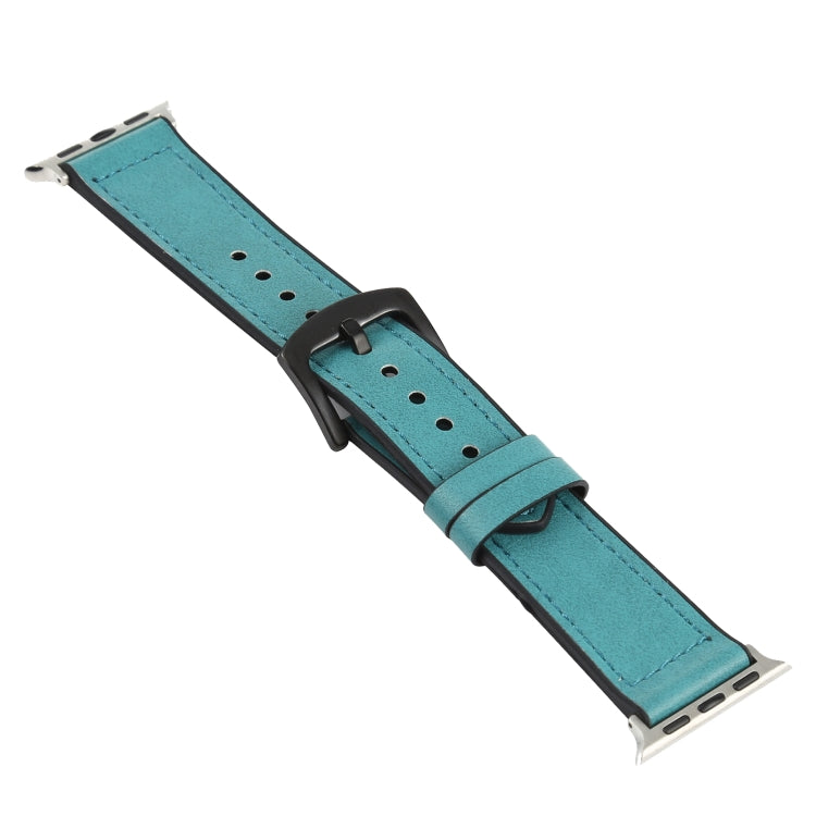 Crazy Horse Texture Leather Watch Band For Apple Watch Series 7 41mm / 6 & SE & 5 & 4 40mm / 3 & 2 & 1 38mm(Pink) by buy2fix