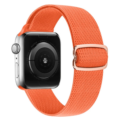 8-shaped Buckle Nylon Watch Band For Apple Watch Ultra 49mm&Watch Ultra 2 49mm / Series 9&8&7 45mm / SE 3&SE 2&6&SE&5&4 44mm / 3&2&1 42mm(Bright Orange) by buy2fix