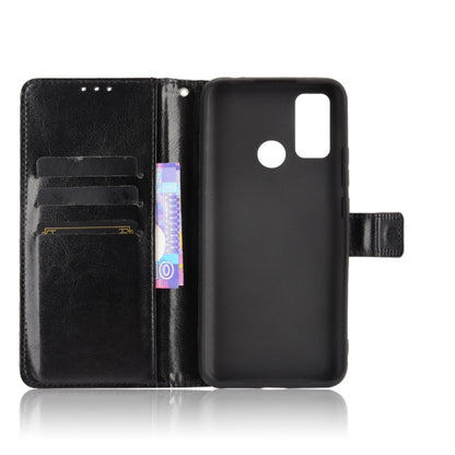 For Ulefone Note 10 Crazy Horse Texture Horizontal Flip Leather Case with Holder & Card Slots & Lanyard(Black) - Ulefone Cases by buy2fix | Online Shopping UK | buy2fix