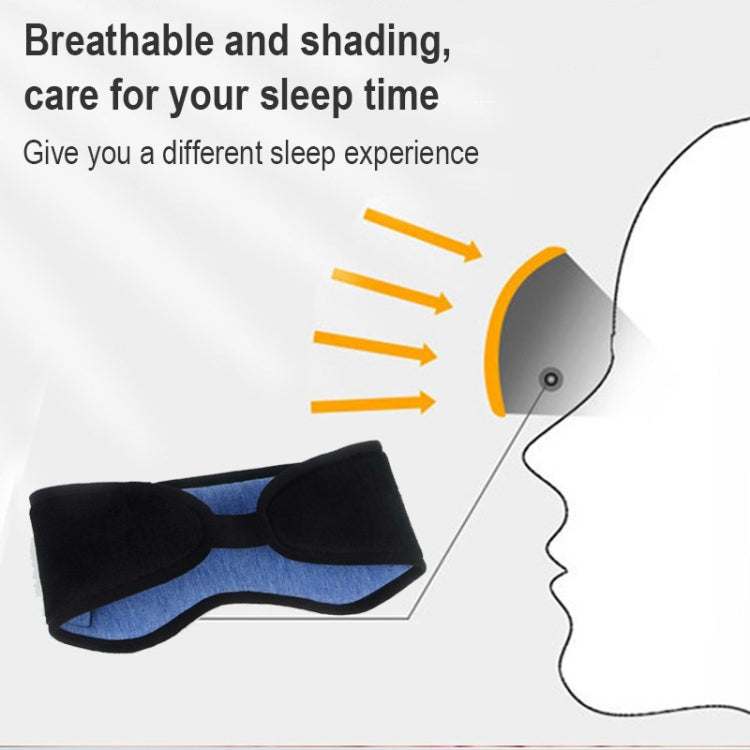 Bluetooth 5.0 Sleep Eye Masks Smart Wireless Music Eye Masks(Gray) - Eye Masks by buy2fix | Online Shopping UK | buy2fix