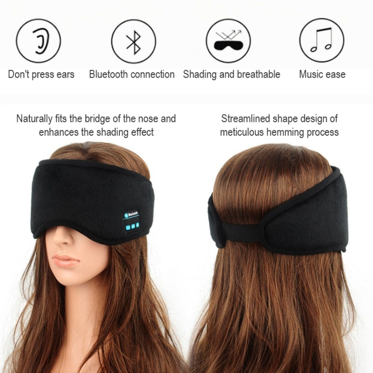 Bluetooth 5.0 Sleep Eye Masks Smart Wireless Music Eye Masks(Gray) - Eye Masks by buy2fix | Online Shopping UK | buy2fix