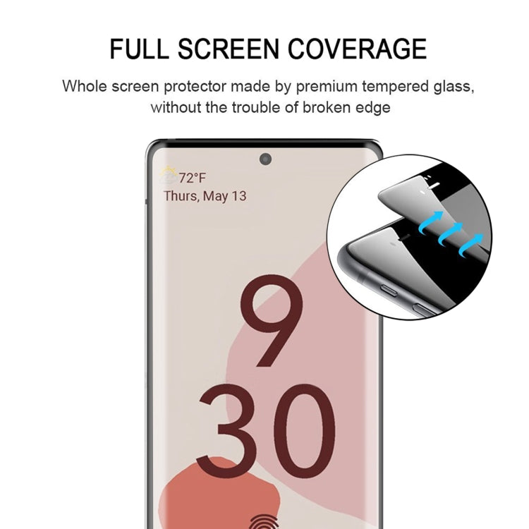 For Google Pixel 6 Full Glue Full Cover Screen Protector Tempered Glass Film - Mobile Accessories by buy2fix | Online Shopping UK | buy2fix