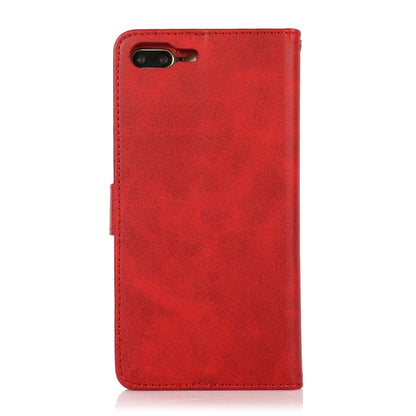 Calf Texture 2 in 1 Detachable Magnetic Back Cover Horizontal Flip Leather Case with Holder & Card Slots & Wallet & Photo Frame For iPhone 8 Plus / 7 Plus(Red) by buy2fix