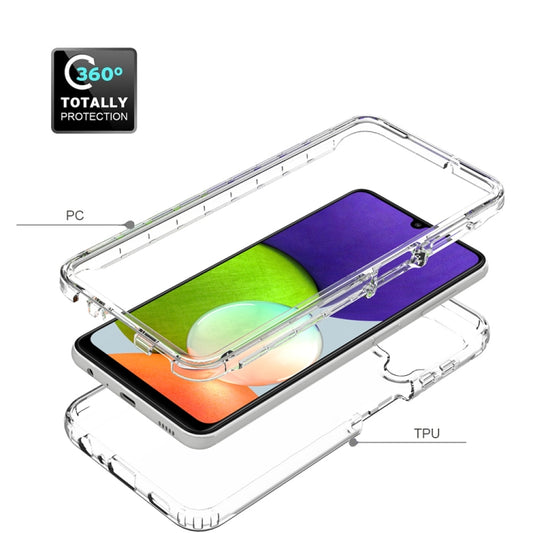 For Samsung Galaxy A22 4G Shockproof Highly Transparent PC+TPU Protective Case by buy2fix