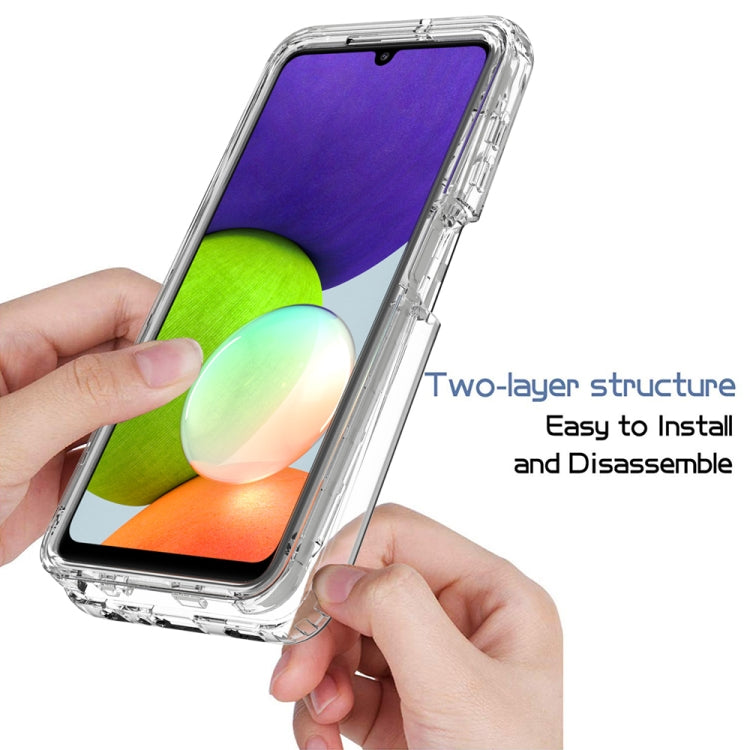 For Samsung Galaxy A22 4G Shockproof Highly Transparent PC+TPU Protective Case by buy2fix