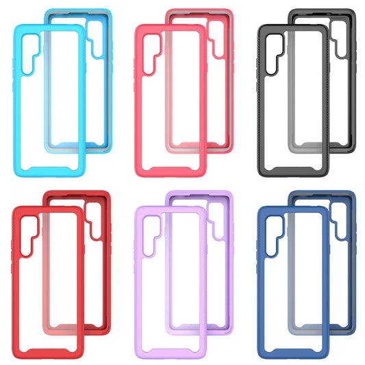 For TCL 20 Pro 5G Starry Sky Solid Color Series Shockproof PC + TPU Case (Red) by buy2fix