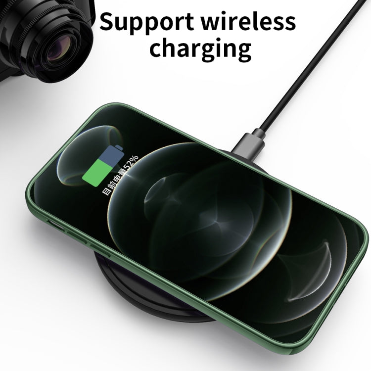 For iPhone 11 Ultra-thin Electroplating Dandelion Pattern Protective Case (Dark Green) by buy2fix