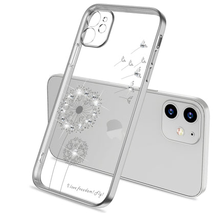 For iPhone 11 Ultra-thin Electroplating Dandelion Pattern Protective Case (Silver) by buy2fix