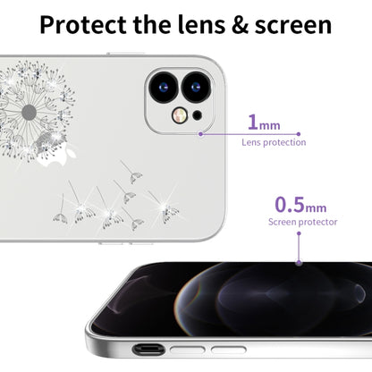 For iPhone 11 Ultra-thin Electroplating Dandelion Pattern Protective Case (Silver) by buy2fix