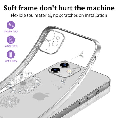 For iPhone 11 Ultra-thin Electroplating Dandelion Pattern Protective Case (Silver) by buy2fix