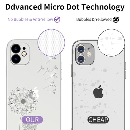 For iPhone 11 Ultra-thin Electroplating Dandelion Pattern Protective Case (Silver) by buy2fix