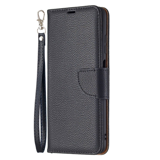 For Samsung Galaxy A03s 164mm Litchi Texture Pure Color Horizontal Flip Leather Case with Holder & Card Slots & Wallet & Lanyard(Black) by buy2fix