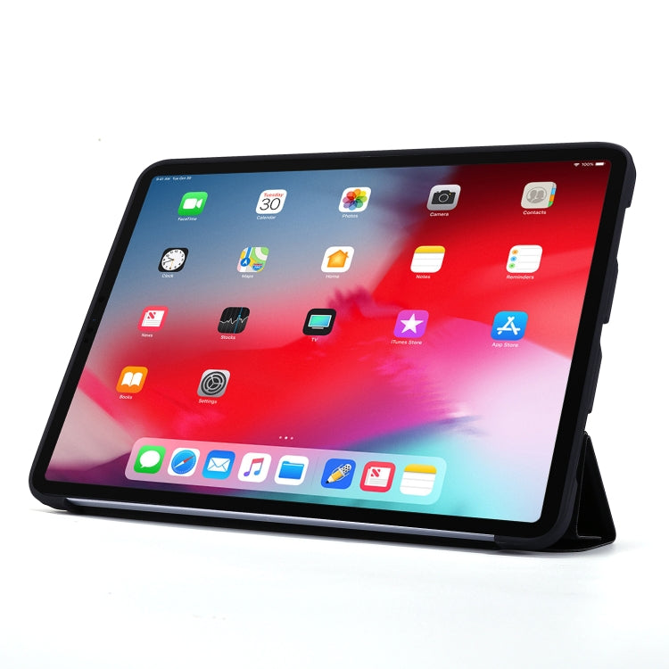 For iPad Pro 11 2022 / 2021 TPU Horizontal Deformation Flip Leather Tablet Case with Holder(Black) by buy2fix