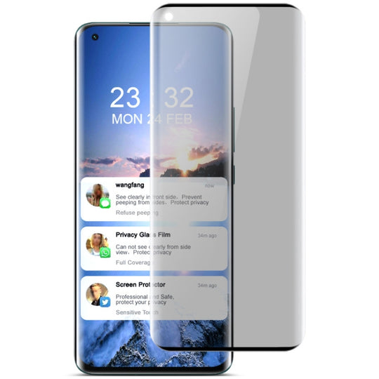For Xiaomi Mi 11 Pro / 11 Ultra IMAK 3D Curved Privacy Anti-glare Tempered Glass Film