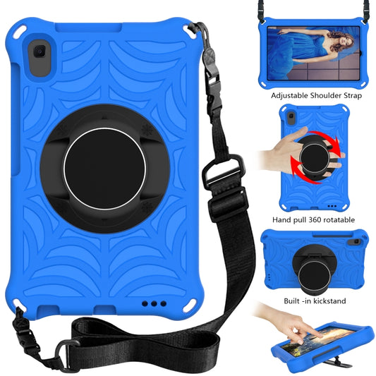 For Lenovo Tab M8 FHD TB-8505F / TB-8705X 8.0 inch Spider King EVA Protective Case with Adjustable Shoulder Strap & Holder(Blue) by buy2fix