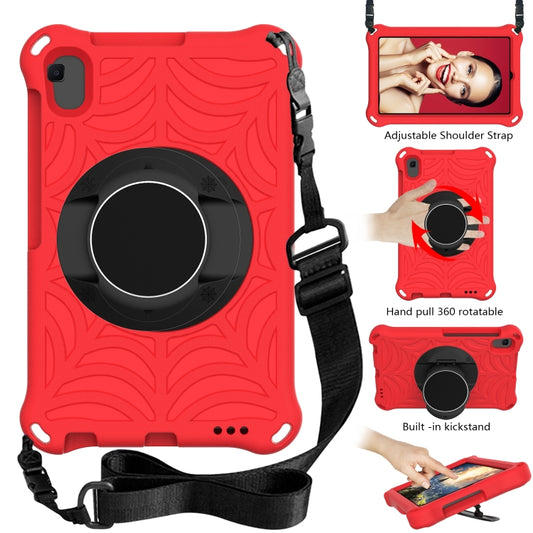 For Lenovo Tab M8 FHD TB-8505F / TB-8705X 8.0 inch Spider King EVA Protective Case with Adjustable Shoulder Strap & Holder(Red) by buy2fix