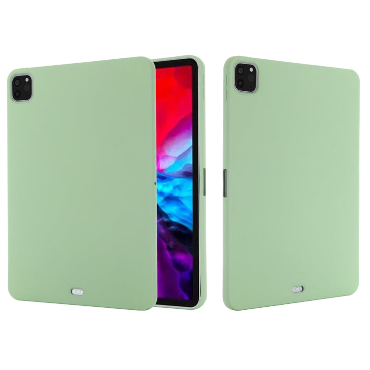 For iPad Pro 11 2018 / 2020 Solid Color Liquid Silicone Dropproof Full Coverage Protective Tablet Case(Green) by buy2fix