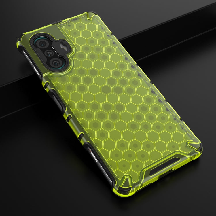 For Xiaomi Redmi K40 Gaming Shockproof Honeycomb PC + TPU Protective Case(Green) by buy2fix