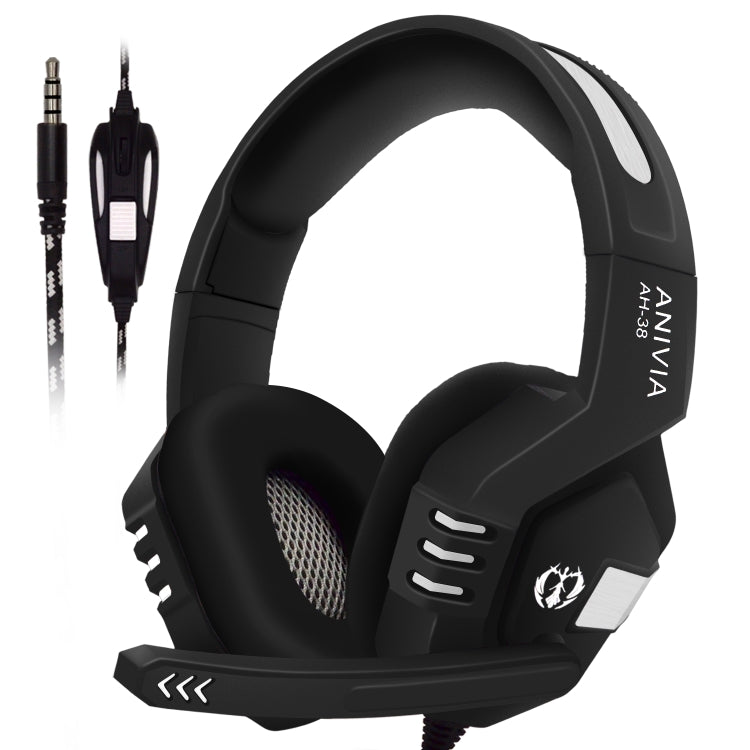 Anivia AH38 3.5mm Wired Gaming Headset with Microphone(Black Silver) - Multimedia Headset by SADES | Online Shopping UK | buy2fix