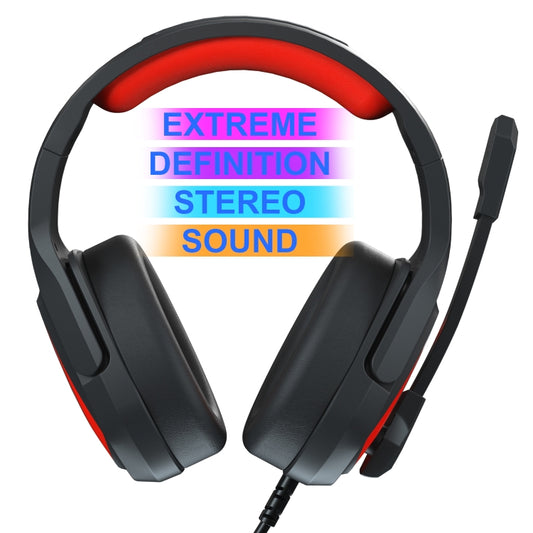 Anivia MH602 3.5mm Wired Gaming Headset with Microphone(Black Red) by SADES