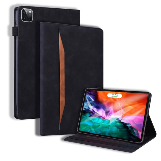 For iPad Pro 11 2022 / 2021 & 2018 / Air 2020 10.9 Business Shockproof Horizontal Flip Leather Tablet Case with Holder & Card Slots & Photo Frame & Pen Slot & Sleep / Wake-up Function(Black)