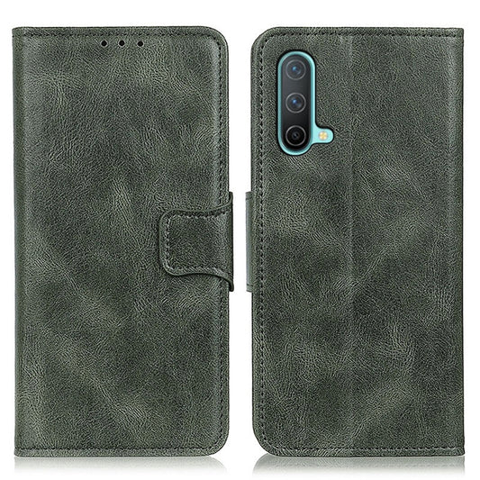 For OnePlus Nord CE 5G Mirren Crazy Horse Texture Horizontal Flip Leather Case with Holder & Card Slots & Wallet(Dark Green) by buy2fix