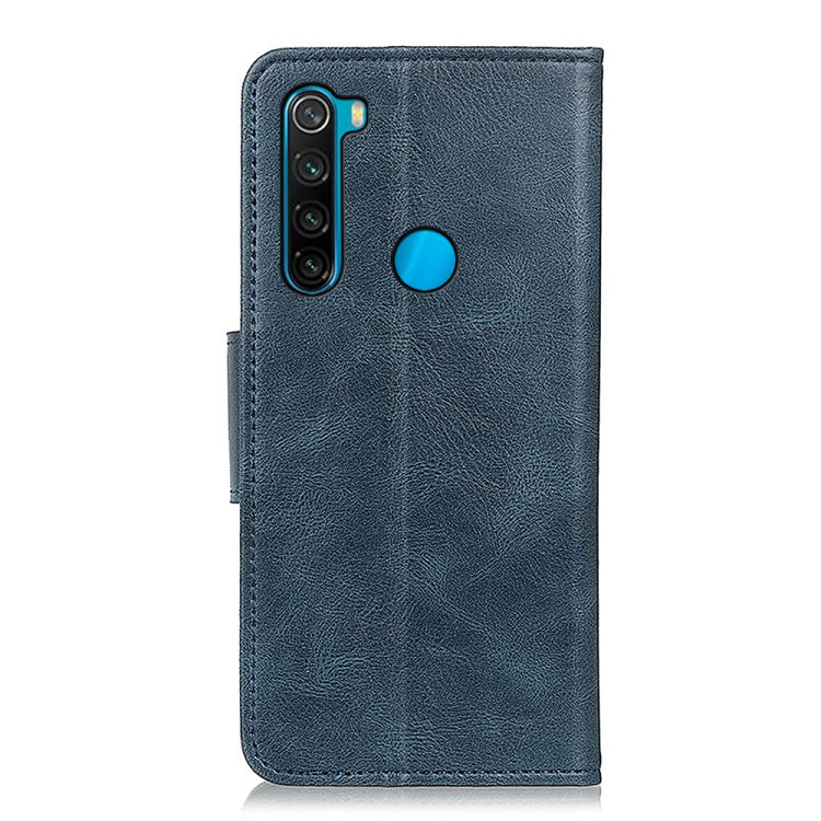 For Xiaomi Redmi Note 8 2021 Mirren Crazy Horse Texture Horizontal Flip Leather Case with Holder & Card Slots & Wallet(Blue) by buy2fix