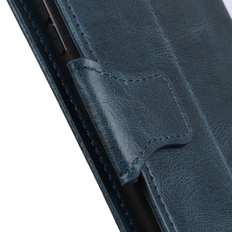 For Xiaomi Redmi Note 8 2021 Mirren Crazy Horse Texture Horizontal Flip Leather Case with Holder & Card Slots & Wallet(Blue) by buy2fix