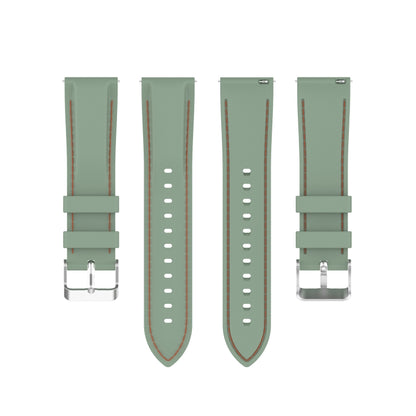 For Huawei Watch 3 / 3 Pro 22mm Silicone Watch Band(Light Green) by buy2fix