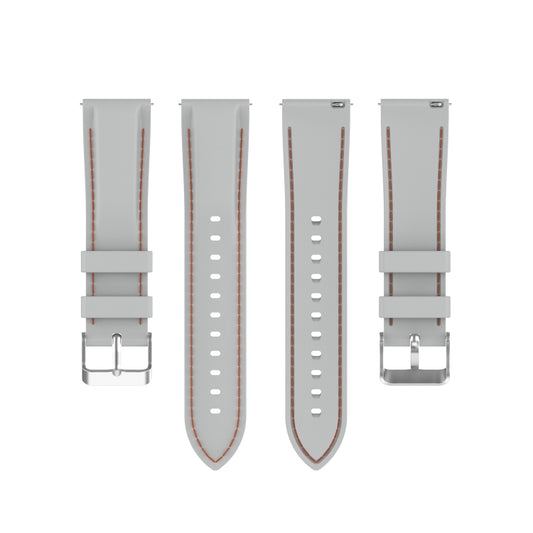 For Huawei Watch 3 / 3 Pro 22mm Silicone Watch Band(Light Grey) by buy2fix