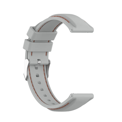 For Huawei Watch 3 / 3 Pro 22mm Silicone Watch Band(Light Grey) by buy2fix