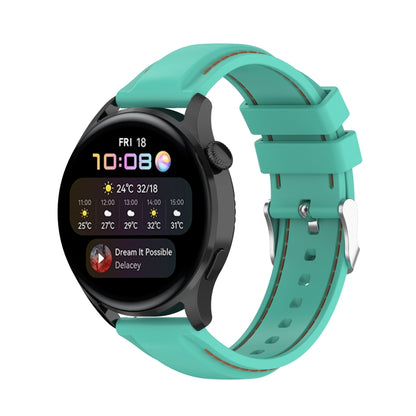 For Huawei Watch 3 / 3 Pro 22mm Silicone Watch Band(Green) by buy2fix
