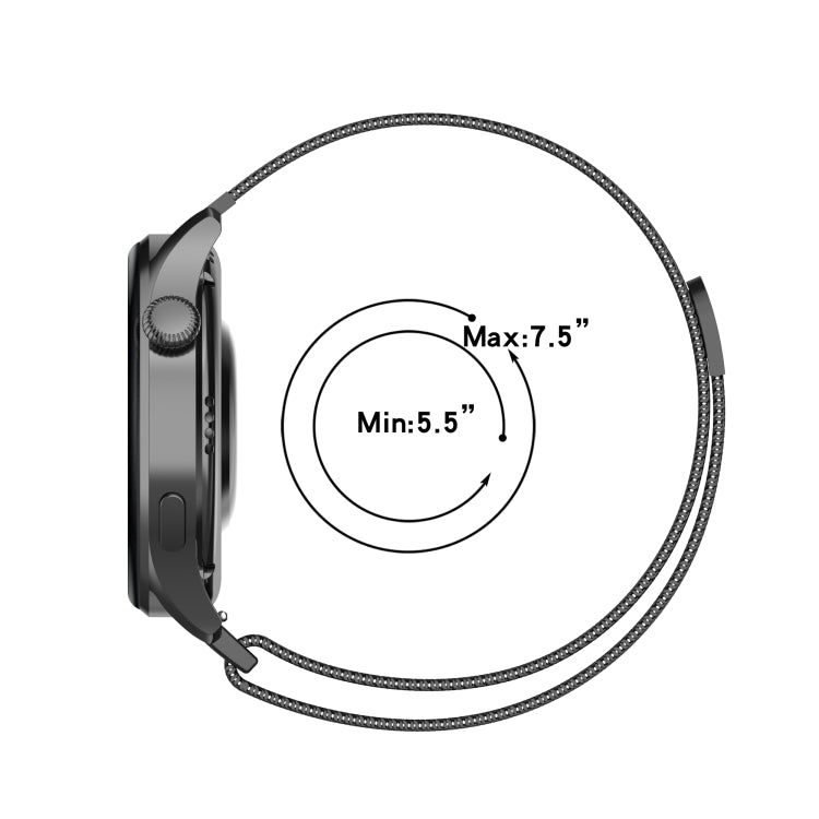 For Huawei Watch 3 / 3 Pro 22mm Milanese Loop Watch Band(Grey) by buy2fix