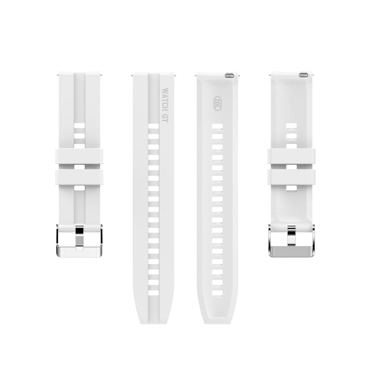 For Huawei Watch 3 / 3 Pro Silicone Watch Band(White) by buy2fix
