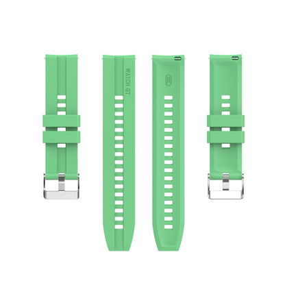 For Huawei Watch 3 / 3 Pro Silicone Watch Band(Mint Green) by buy2fix