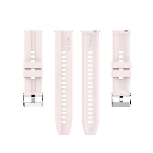 For Huawei Watch 3 / 3 Pro Silicone Watch Band(Quicksand Pink) by buy2fix