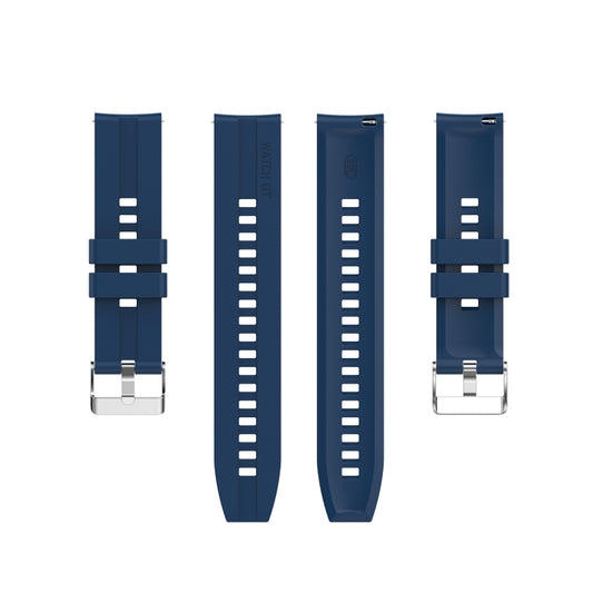 For Huawei Watch 3 / 3 Pro Silicone Watch Band(Dark Blue) by buy2fix