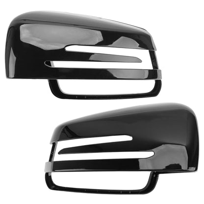Car Reversing Rearview Mirror Housing for Mercedes-Benz W204 / W212, Style:Left Side(Bright Black) by buy2fix