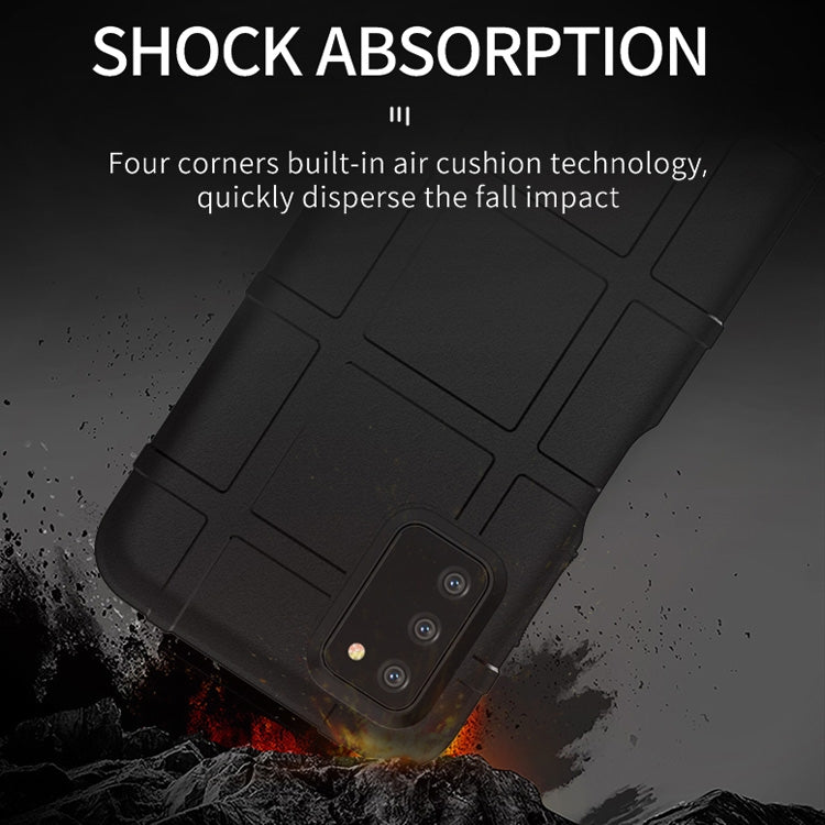 For Samsung Galaxy A03s Full Coverage Shockproof TPU Case(Black) by buy2fix