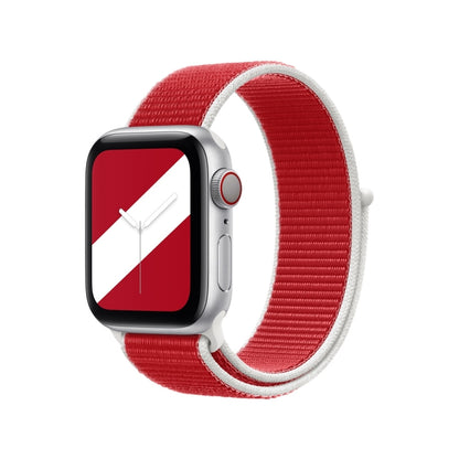 International Series Loopback Watch Bands For Apple Watch Ultra 49mm&Watch Ultra 2 49mm / Series 9&8&7 45mm / SE 3&SE 2&6&SE&5&4 44mm / 3&2&1 42mm(Denmark) by buy2fix