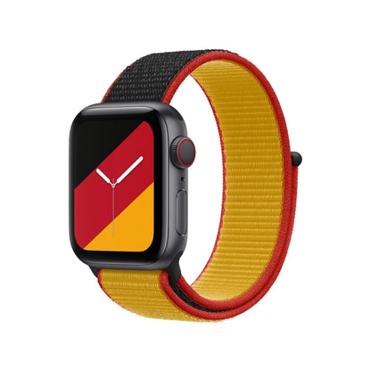 International Series Loopback Watch Bands For Apple Watch Series 9&8&7 41mm / SE 3&SE 2&6&SE&5&4 40mm / 3&2&1 38mm(German) by buy2fix