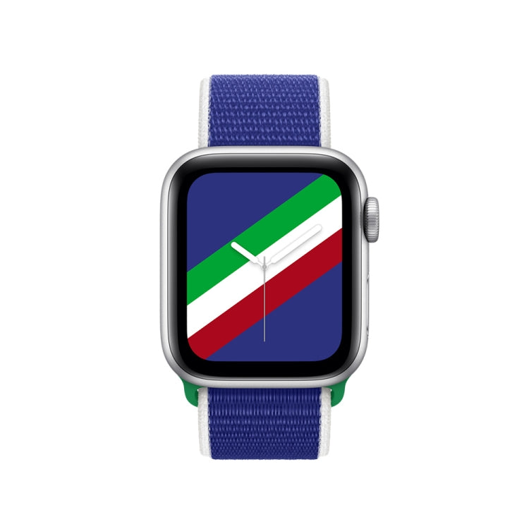 International Series Loopback Watch Bands For Apple Watch Series 9&8&7 41mm / SE 3&SE 2&6&SE&5&4 40mm / 3&2&1 38mm(Italy) by buy2fix