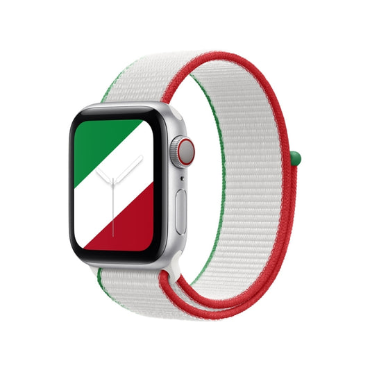International Series Loopback Watch Bands For Apple Watch Series 9&8&7 41mm / SE 3&SE 2&6&SE&5&4 40mm / 3&2&1 38mm(Mexico) by buy2fix