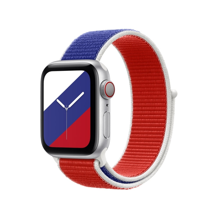 International Series Loopback Watch Bands For Apple Watch Series 9&8&7 41mm / SE 3&SE 2&6&SE&5&4 40mm / 3&2&1 38mm(Russia) by buy2fix